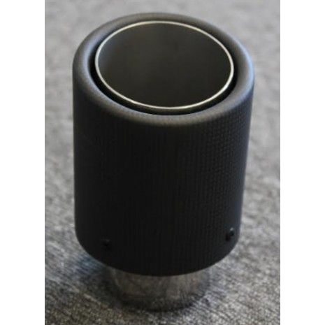 Μπούκα στρογγυλή carbon matt φ90mm [5]